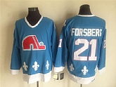 Nordiques 21 Forsberg Light Blue CCM Throwback Jersey,baseball caps,new era cap wholesale,wholesale hats